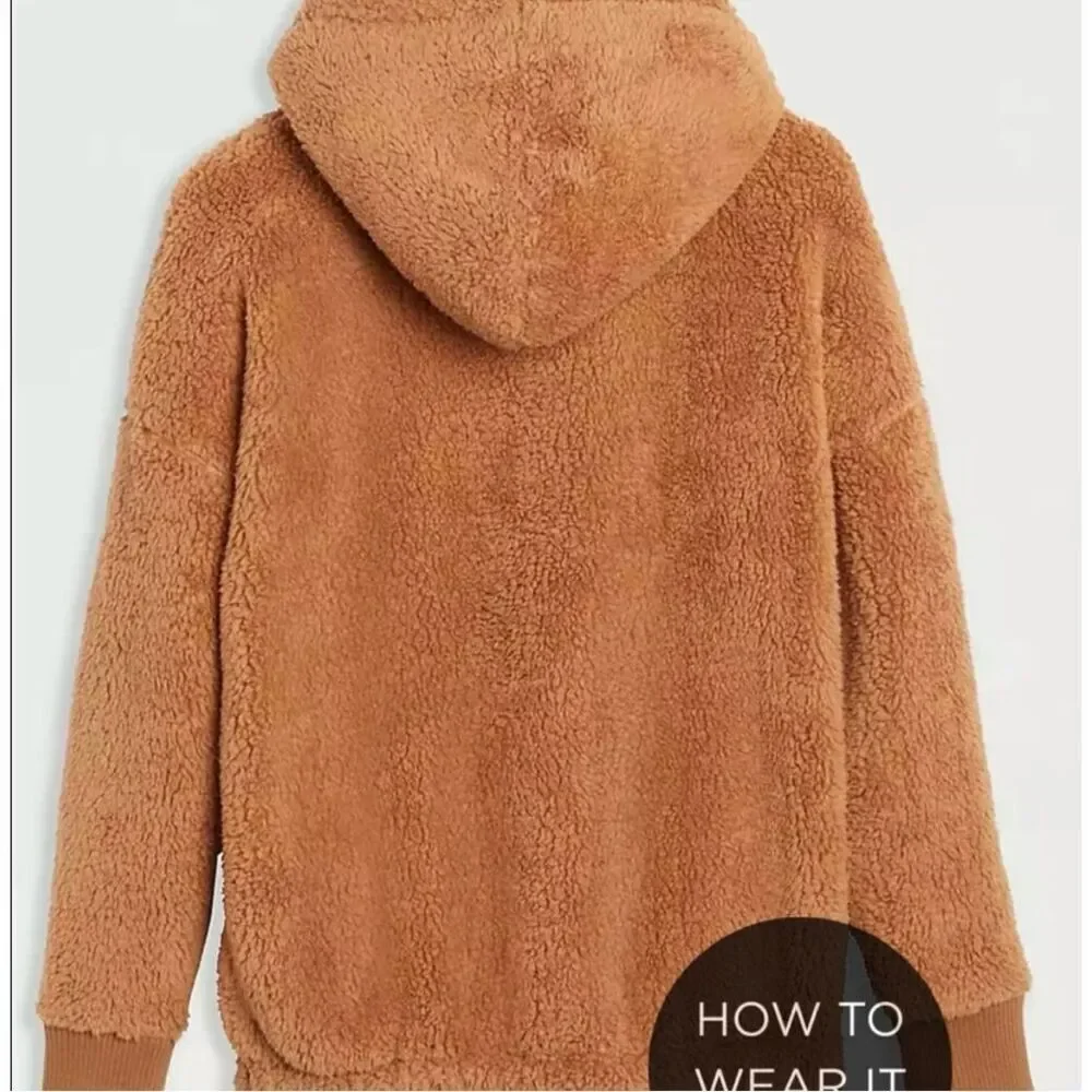 ✨Lou & Grey Orange Cozy Up Zip Sz Small Jacket✨